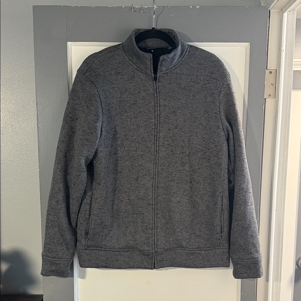 Apt. 9 Men's Charcoal Zip-Up Sweater